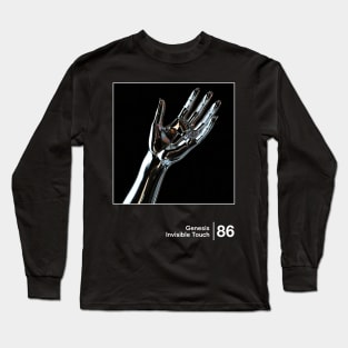 Invisible Touch - Minimalist Graphic Design Artwork Long Sleeve T-Shirt